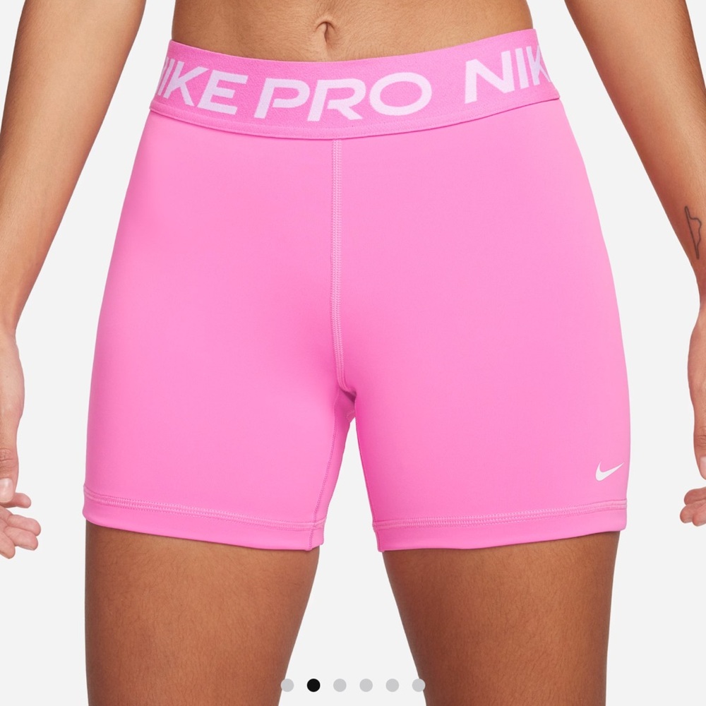 Nike Pro Women's Vibrant Pink Athletic Shorts